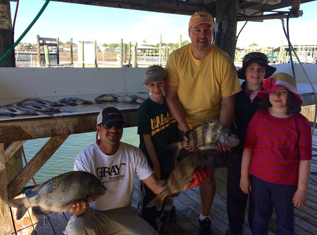 Family Inshore Fishing Charter in Orange Beach